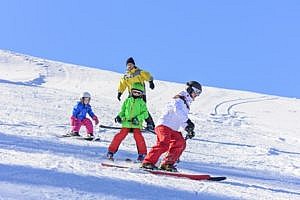 Skifahren im Skigebiet Reinswald